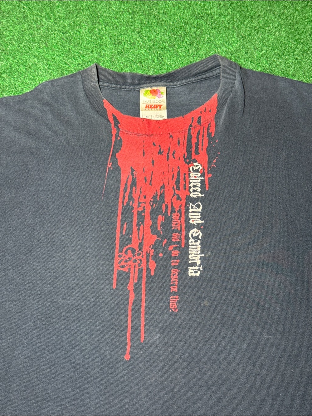 Vintage Y2K Coheed and Cambria T-shirt, Band Tee Emo Warped Tour 2003 (Medium)